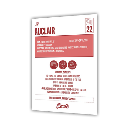 JP AUCLAIR CARD
