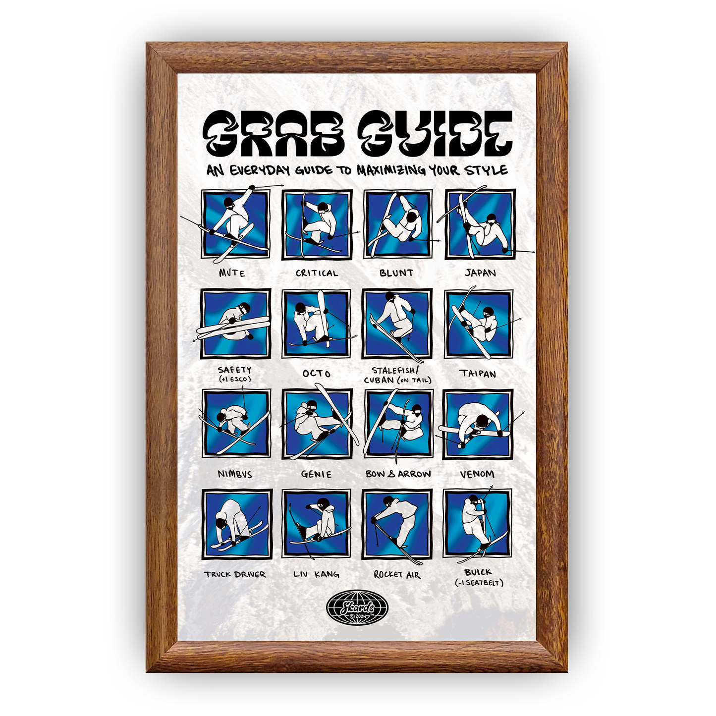 SKI GRABS POSTER