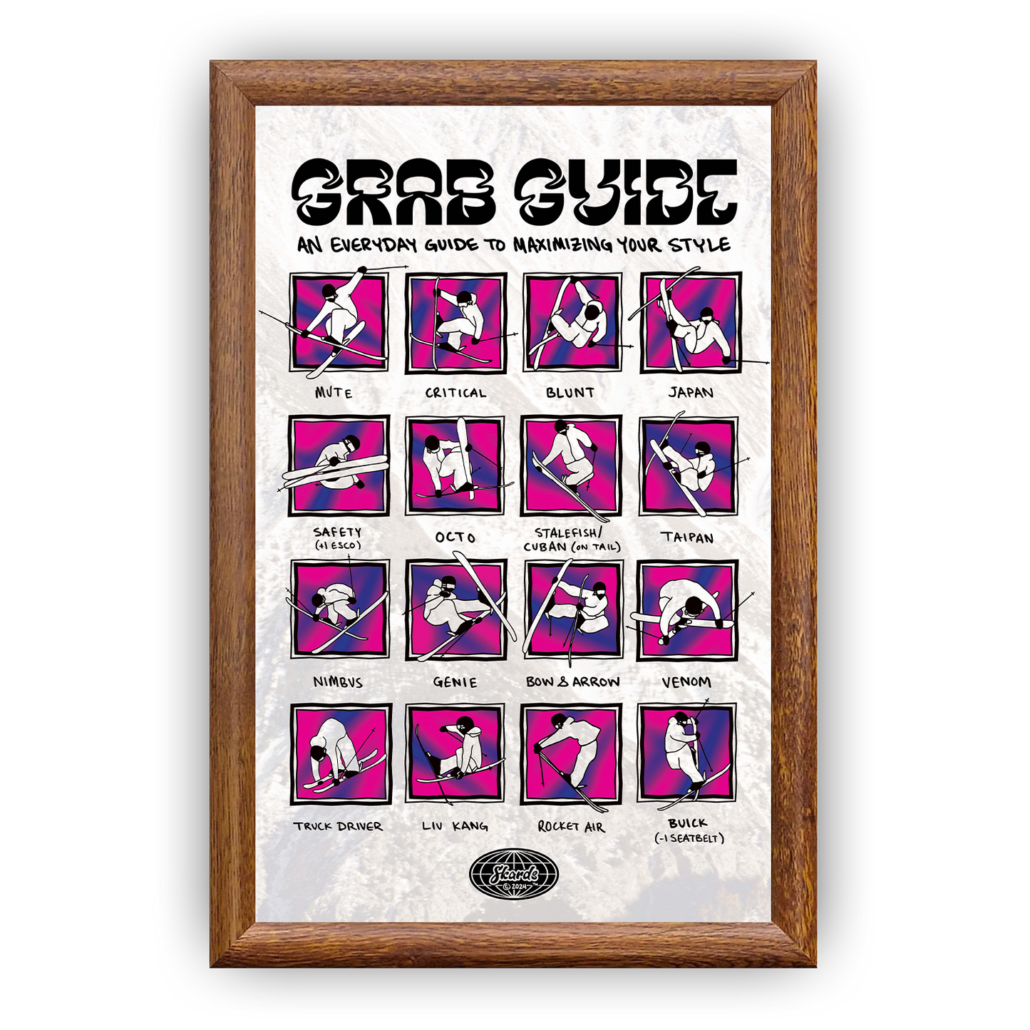 SKI GRABS POSTER