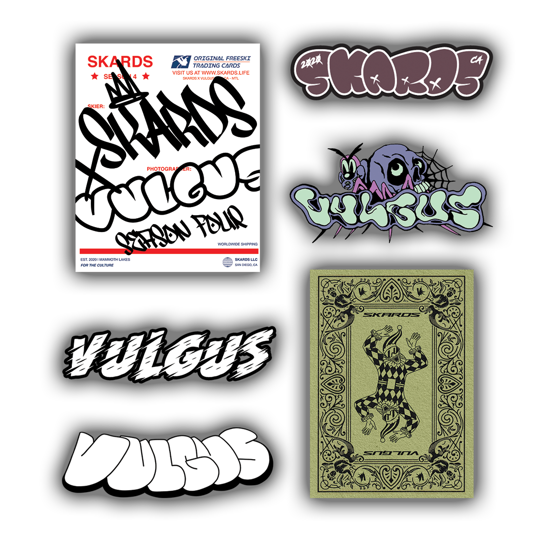 SKARDS X VULGUS STICKER PACK